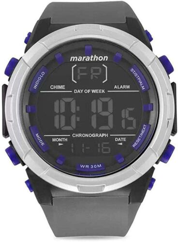 Timex Marathon Men's TW5M21000 Chronograph Gray Sport Digital Indiglo Watch